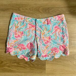 Lilly Pulitzer Shorts Jellies Be Jammin